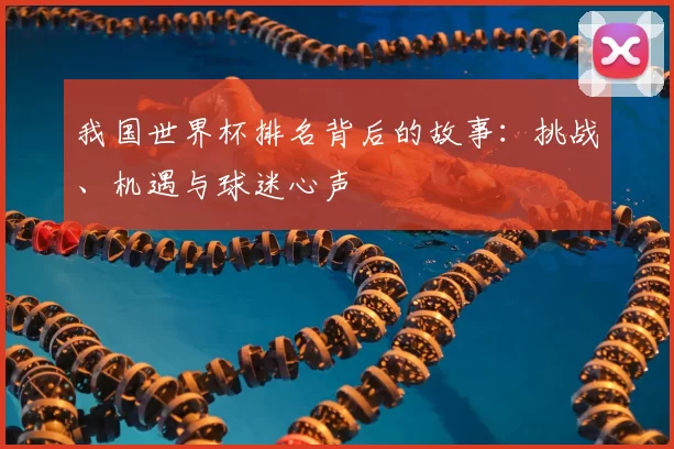 我国世界杯排名背后的故事:挑战、机遇与球迷心声